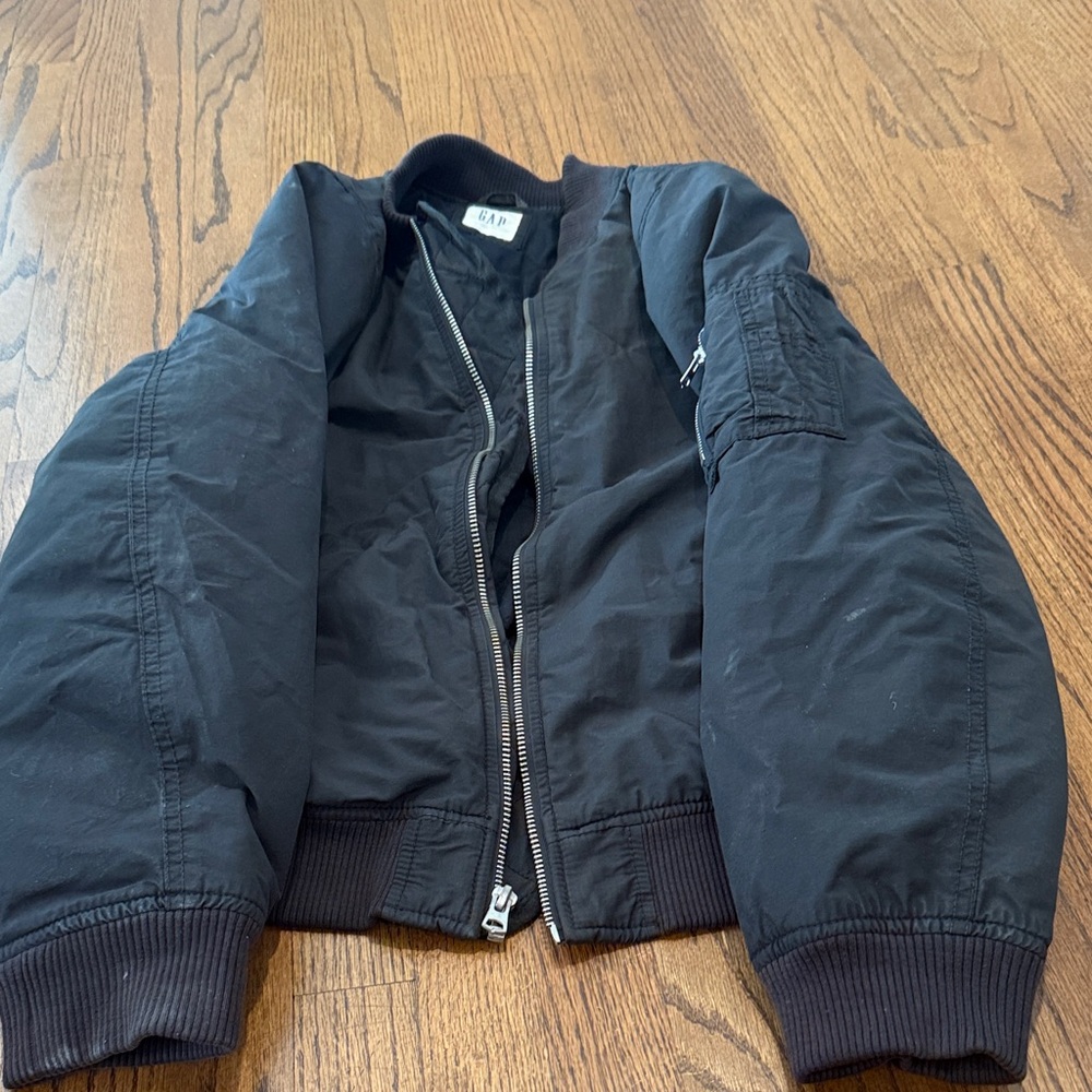 GAP Black Bomber Jacket